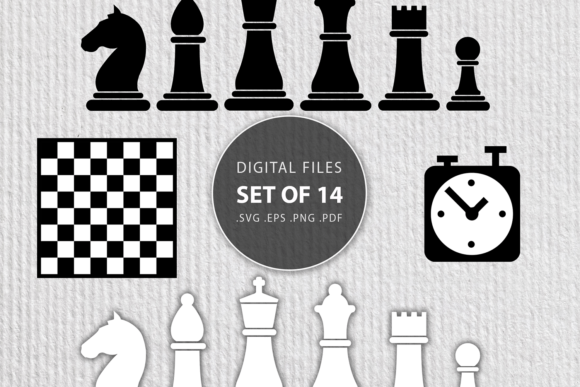 Chess SVG Graphics & Icons: Strategic Visuals for Branding and Marketing