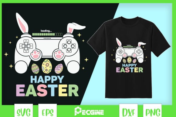 Game Controller Loading Happy Easter: A Designer’s Review for Graphics & Crafts Projects