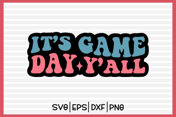 Game Day Spirit Meets Retro Charm in This SVG Design