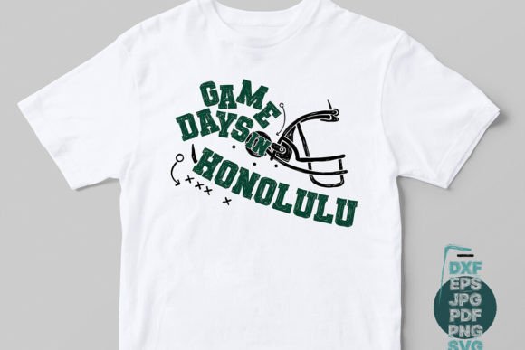 Game Days in Honolulu Graphics for Crafts