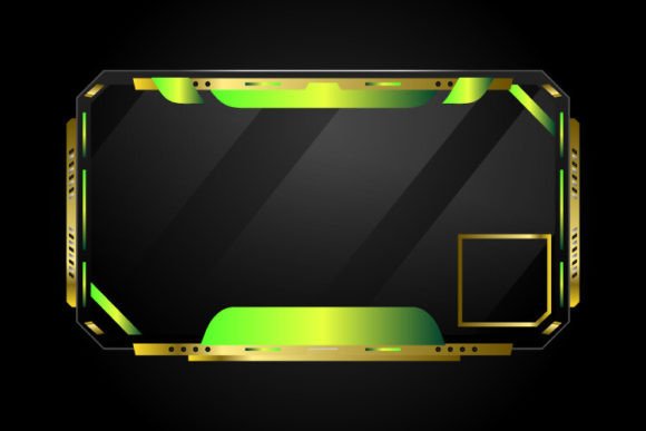 h1Modern Green Game Overlay Stream Panel for Graphic Templates and Marketing Visuals/h1