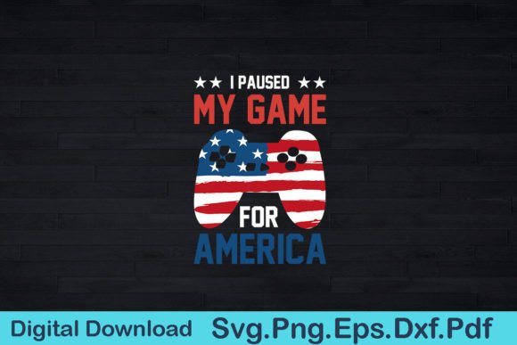 I Paused My Game for America 4th of July – Festive Graphics for Local Business Branding