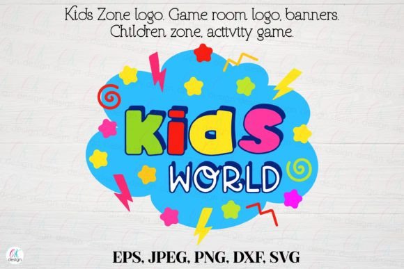 Kids Zone Logo 12 for Crafts & Graphics: A Visual Upgrade for Playful Content Publishing