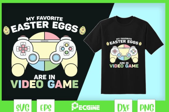 My Favorite Easter Egg Are in Video Game Graphics for Crafts & Content