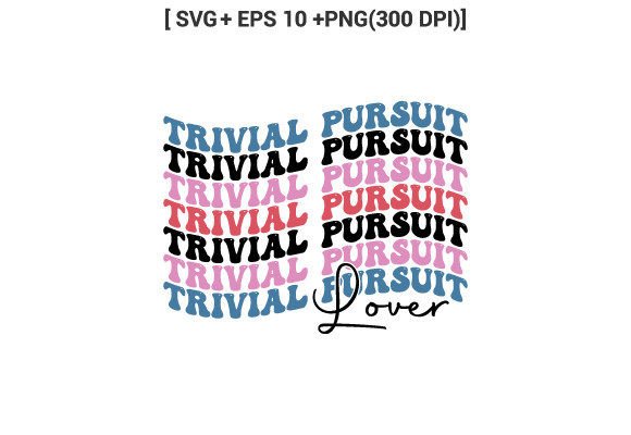 Retro Trivial Pursuit SVG for Crafts & Graphics
