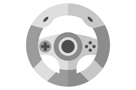 Steering Wheel for Videogame Graphics: A Race Game Illustration for Dynamic Content Design