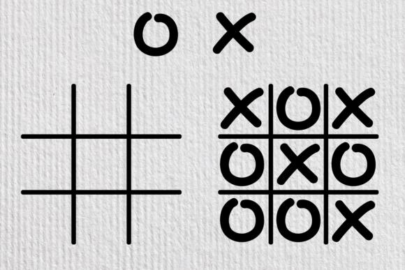 Tic Tac Toe SVG Kit: Playful Graphics for Creative Sellers